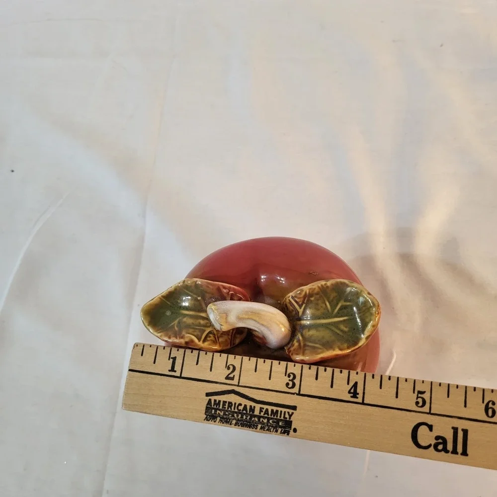 Vintage Ceramic Apple Kitchen Scrubbie Sponge or Soap Holder Grannycore
